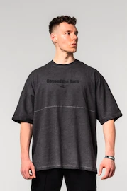 Maglietta da uomo Nebbia Washed-off Oversized Heavyweight Cotton T-shirt NO SHORTCUTS Black