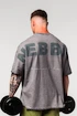 Maglietta da uomo Nebbia  Washed-off Oversized Heavyweight Cotton T-shirt NO SHORTCUTS Light Grey