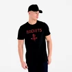 Maglietta da uomo New Era  NBA Houston Rockets Black