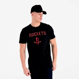 Maglietta da uomo New Era NBA Houston Rockets Black