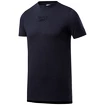 Maglietta da uomo Reebok  Melange Dark Blue