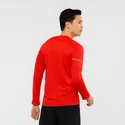 Maglietta da uomo Salomon  Agile LS Tee red