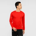 Maglietta da uomo Salomon  Agile LS Tee red