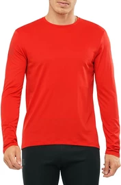 Maglietta da uomo Salomon  Agile LS Tee red