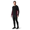 Maglietta da uomo Smartwool  Merino Sport 150 Long Sleeve Crew Red/Black