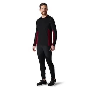 Maglietta da uomo Smartwool  Merino Sport 150 Long Sleeve Crew Red/Black