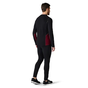 Maglietta da uomo Smartwool  Merino Sport 150 Long Sleeve Crew Red/Black