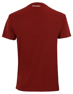 Maglietta da uomo Tecnifibre  Club Tech Tee Cardinal