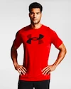 Maglietta da uomo Under Armour  Big Logo Tech SS Red