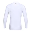 Maglietta da uomo Under Armour  ColdGear Armour Comp Mock White