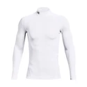 Maglietta da uomo Under Armour  ColdGear Armour Comp Mock White