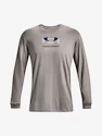 Maglietta da uomo Under Armour  GRID GEOMETRIC LOGO LS-GRY