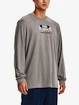 Maglietta da uomo Under Armour  GRID GEOMETRIC LOGO LS-GRY