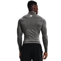 Maglietta da uomo Under Armour  HeatGear Armour Comp Mock LS Gray