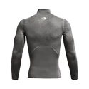 Maglietta da uomo Under Armour  HeatGear Armour Comp Mock LS Gray