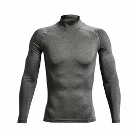 Maglietta da uomo Under Armour HeatGear Armour Comp Mock LS Gray