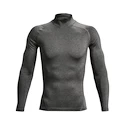 Maglietta da uomo Under Armour  HeatGear Armour Comp Mock LS Gray XXL