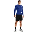 Maglietta da uomo Under Armour HeatGear Comp LS Blue