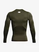 Maglietta da uomo Under Armour HeatGear Comp LS-GRN