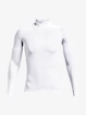 Maglietta da uomo Under Armour HeatGear Comp Mock LS-WHT