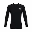 Maglietta da uomo Under Armour HeatGear Fitted LS Black