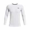 Maglietta da uomo Under Armour HeatGear Fitted LS White