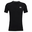 Maglietta da uomo Under Armour  HG Armour Fitted SS-BLK