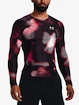 Maglietta da uomo Under Armour  IsoChill Prtd Comp LS-BLK