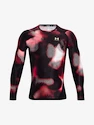 Maglietta da uomo Under Armour  IsoChill Prtd Comp LS-BLK