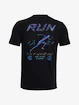 Maglietta da uomo Under Armour  RUN ANYWHERE TEE v2-BLK