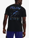 Maglietta da uomo Under Armour  RUN ANYWHERE TEE v2-BLK