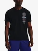 Maglietta da uomo Under Armour  RUN ANYWHERE TEE v2-BLK XXL