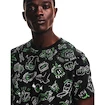 Maglietta da uomo Under Armour  Run Ur Face Off Print SS Black