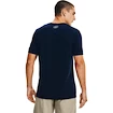 Maglietta da uomo Under Armour  Seamless Wordmark SS Dark Blue