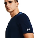 Maglietta da uomo Under Armour  Seamless Wordmark SS Dark Blue