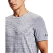 Maglietta da uomo Under Armour  Seamless Wordmark SS Grey