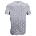 Maglietta da uomo Under Armour  Seamless Wordmark SS Grey