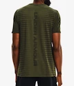 Maglietta da uomo Under Armour  Seamless Wordmark SS Marine OD Green