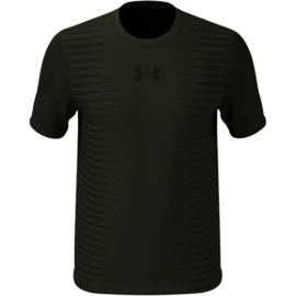 Maglietta da uomo Under Armour Seamless Wordmark SS Marine OD Green