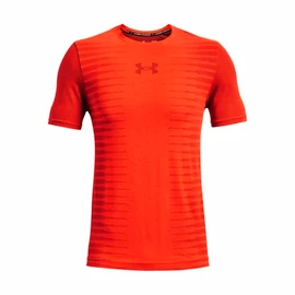 Maglietta da uomo Under Armour Seamless Wordmark SS Phoenix Fire