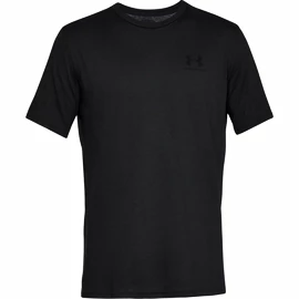 Maglietta da uomo Under Armour Sportstyle Left Chest SS Black