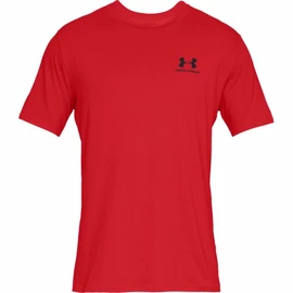 Maglietta da uomo Under Armour Sportstyle Left Chest SS Red