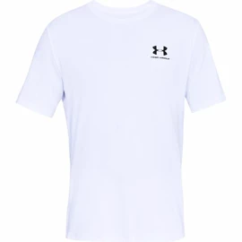 Maglietta da uomo Under Armour Sportstyle Left Chest SS White