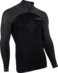 Maglietta da uomo UYN  Running Alpha OW Shirt LS Zip Up black/grey S