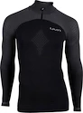 Maglietta da uomo UYN  Running Alpha OW Shirt LS Zip Up black/grey S