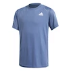 Maglietta per bambini adidas  B Club 3STR Tee Blue 128 cm