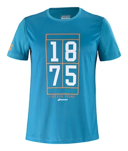 Maglietta per bambini Babolat  Exercise Graphic Tee Blue