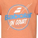 Maglietta per bambini Babolat  Exercise Graphic Tee Boy Vibrant Orange