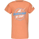 Maglietta per bambini Babolat  Exercise Graphic Tee Boy Vibrant Orange