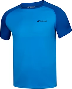 Maglietta per bambini Babolat  Play Club Crew Neck Tee Blue 8 - 10 anni